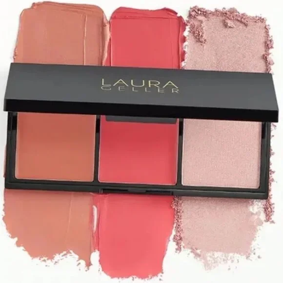 LAURA GELLER Made To Multitask Eye, Lip, Cheek Face Palette COLOR: THINK PINK - Picture 3 of 5